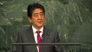 Japan PM demands world find 'new means' to stop N. Korea