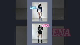 LISA OR LENA OUTFIT PART III #lisaorlena #lisaorlenakoreanoutfit #lisaorlenachallenging #kawaii