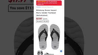 Motorhelmets Store Sale Billabong Venture & Dunes Impact Men's Sandal Footwear #shortsvideo #youtube