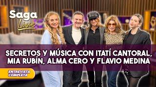 CONFESIONES y ANÉCDOTAS con Itatí Cantoral, Mia Rubín, Alma Cero y Flavio Medina | Saga Live