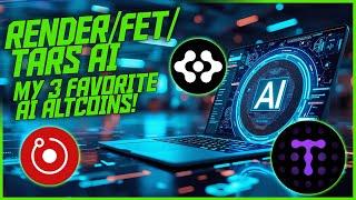 RENDER, FET, and TAI: My 3 Favorite AI Altcoins! || Dan Heilman Investing