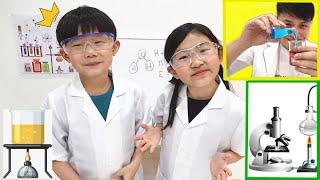 學習科學實驗！火山爆發& 彩虹摩天輪~ Learning Science Experiment！So Much Fun~