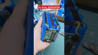 Making 12 Volt 12 ah Lithium ion, Phosphate Battery Pack On Coustomer Demand 