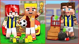 MİLYONER FUTBOLCU ÇOCUK VS FAKİR FUTBOLCU ÇOCUK!  - Minecraft