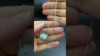 天然翡翠玉转运珠吊坠项链natural jade pendant