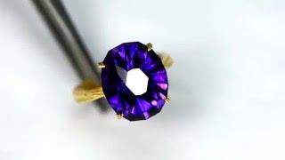 18K - 8.93ct Amethyst Ring