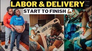 Labor & Delivery Natural Birth VLOG * Rushed To Emergency Room * MUST WATCH 