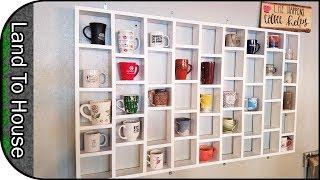 DIY Coffee Mug Holder Wall Mounted Rack