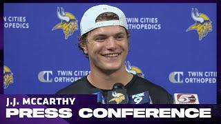 J.J. McCarthy Talks Learning Process, Building Chemistry With Offense, Justin Jefferson's Leadership
