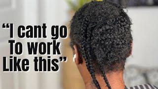 Natural Hair in the Workplace | Sew In Removal & Re Install