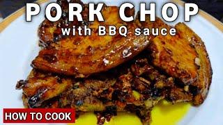 PORK CHOP RECIPE WITH BARBEQUE SAUCE!! / EASY LANG GAWIN PERO SOBRANG SARAP!!