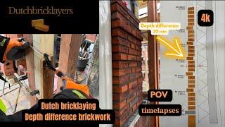 Dutch Bricklaying with depth difference 2023 