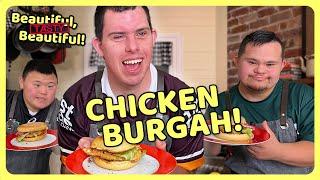 'CHICKEN BURGAH!' ft. Clayton's World | BEAUTIFUL, TASTY, BEAUTIFUL! | EP.14 | Sean and Marley