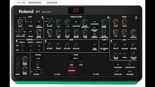 Roland S-1 Editor V3 Update