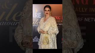 Superstar Rekha ji  look of plazo suit #bollywood #viralvideo #fashion