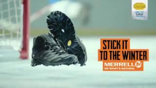 Merrell Arctic Grip Boots with Sven the Ice Hockey Player
