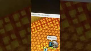 my internal pain as my game crashes when I got a white bag