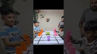 one by one glass move challenge with ball #pingpongballs #youtubeshorts #competition