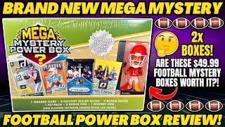 *ARE THESE $50 MYSTERY BOXES WORTH IT?! 2024 MEGA MYSTERY FOOTBALL POWER BOX REVIEW!