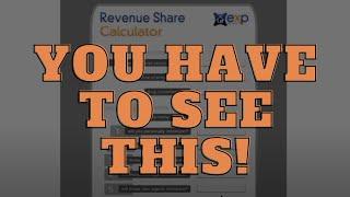 eXp Realty Revenue Share Calculator - YOU HAVE TO SEE THIS