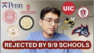 REJECTED BY ALL 9 OUT OF 9 UNIVERSITIES | FALL 2022 ADMISSIONS CYCLE | MS IN CS