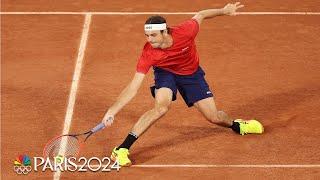 Taylor Fritz secures first-round win over Alexander Bublik | Paris Olympics | NBC Sports