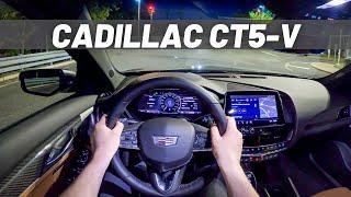 2021 Cadillac CT5-V | POV Night Drive