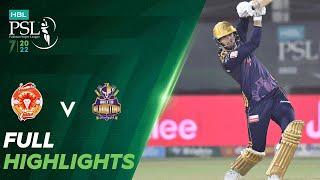 Full Highlights | Islamabad United vs Quetta Gladiators | Match 10 | HBL PSL 7 | ML2T