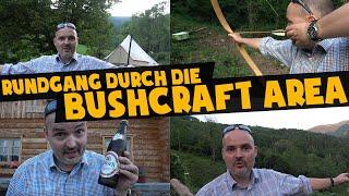 Rundgang Reini Rossmann Bushcraft Camp