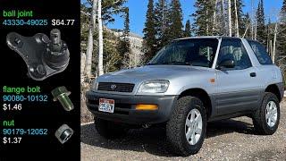 Replacing the front ball joints in a 1997 Toyota RAV4  (episode 35)