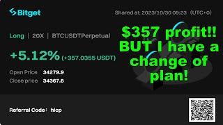 Bitget Trading: I'm Changing From BTCUSDT USDT-M Futures To BTCUSD Coin-M Futures, But Why?[BULLISH]