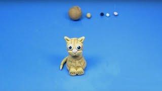 How To Make Clay Cat | Clay Modeling Projects 7