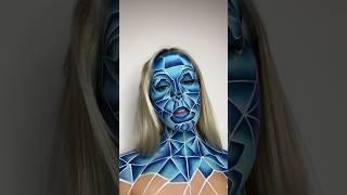 DIAMOND MAKEUP LOOK #makeuptutorial #makeup #mua #transformation #blue