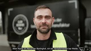 Alexander Berlinghof, Verlademeister der Logistik bei Welde-Braumanufaktur