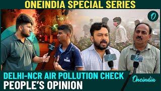 Delhi Pollution: AQI Crosses 300 As Diwali Nears| Are crackers Responsible for Crisis| Vox-Pop