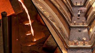 Pouring Bronze / Fastening Floors - Wooden Boat Rebuild (EP81)