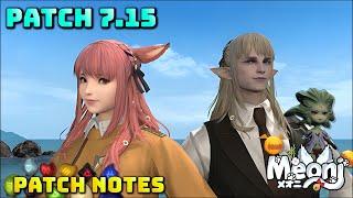 FFXIV: Patch 7.15 Notes!