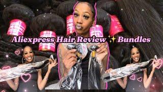 ALIEXPRESS HAIR REVIEW BUNDLES Peruvian 100% HUMAN HAIR |2024