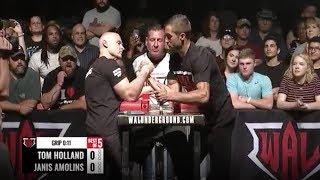 Tom Holland vs. Janis Amolins: World Armwrestling League 503 Full Match