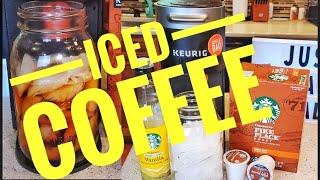 HOW TO MAKE STARBUCKS ICED VANILLA COFFEE KEURIG K-Slim Coffee Maker