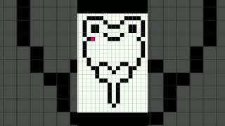 digital pixel art, easy pixel art #easydrawing #pixelart #satisfying