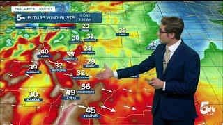 High fire danger and damaging wind gusts Friday in southern Colorado