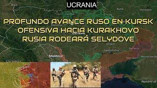 DECISIVO! Significativo Avance Ruso en KURSK.Ofensiva Hacia Kurakhovo. Rusia Intenta Rodear Selidove