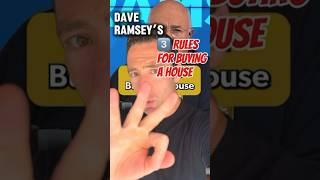 Dave Ramsey’s 3 RULES for BUYING a HOUSE  #wealth #daveramsey #investing