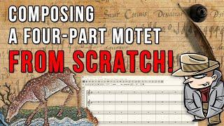 Composing a four-part motet from scratch!