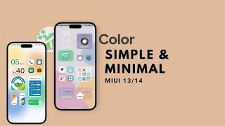 Clean & Color Minimal MIUI Themes for Xiaomi & Poco | Best MIUI 13/14 Themes