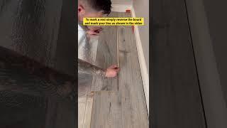 How to lay laminate flooring #flooringexperts #diy #doityourself #flooring #viral