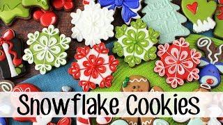 How to Make Decorated Snowflake Cookies