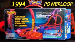 Vintage 94 Hot Wheels Power Loop Unboxing EPIC SLOW MO- Yuri Retro Review