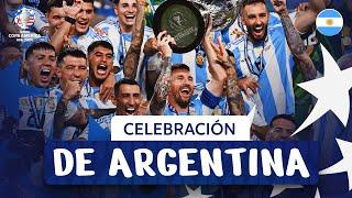 CELEBRACIÓN DE ARGENTINA | CONMEBOL COPA AMÉRICA USA 2024™